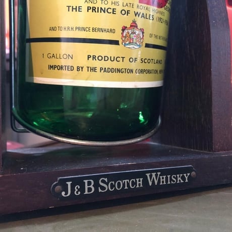 J&B SCOTCH WHISKIES ヴィンテージ ボトル型デキャンタ