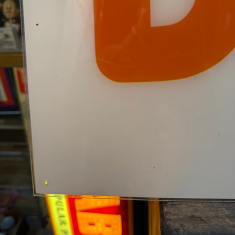 Vintage WELCOME BACK DUNKIN’DONUTS プラスチック看板 21-27-1