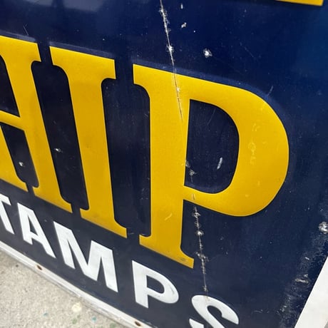 Vintage BLUE CHIP STAMPS SIGN 17-350