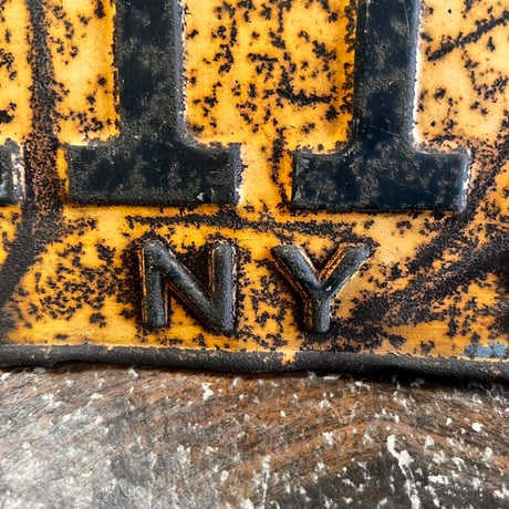 【希少!!】Vintage License Plate ニューヨーク州　18-144-3