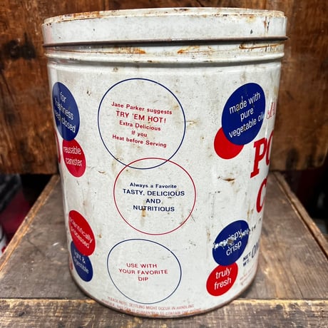 Vintage Potato Chips Can 12-55