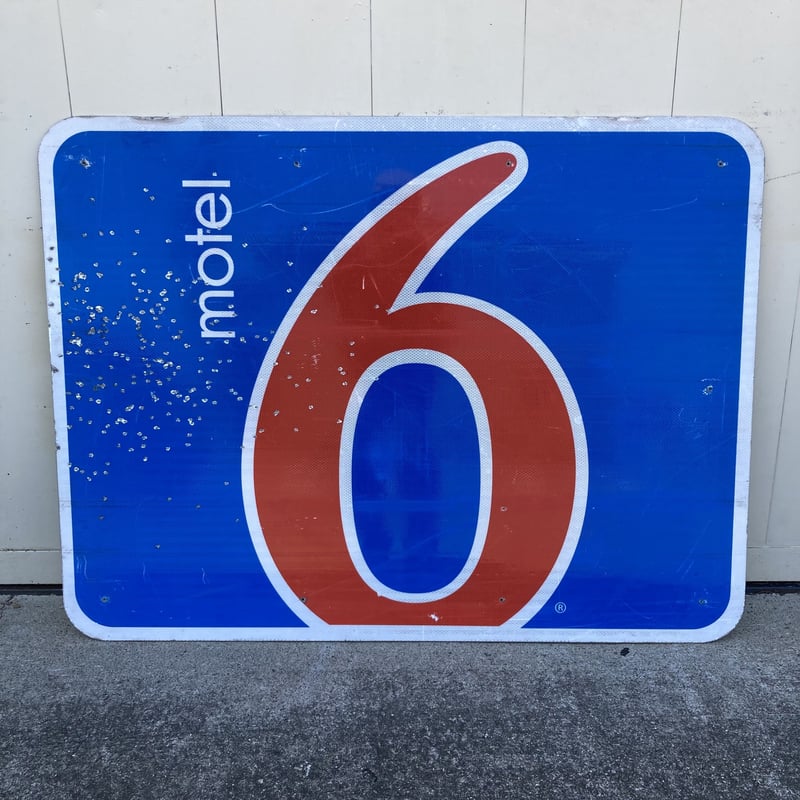 motel6 × P.TERRY′S ヴィンテージ 両面看板 14-388-4 | BigBe