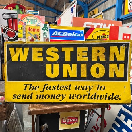 Vintage WESTERN UNION 看板 21-100