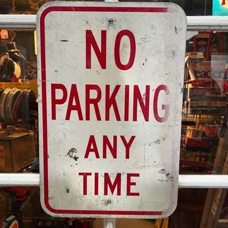 Vintage　ロードサイン　NO PARKING　14-504