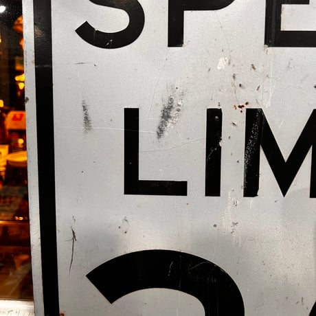 Vintage SPEED LIMIT 30 道路標識 18-227-71