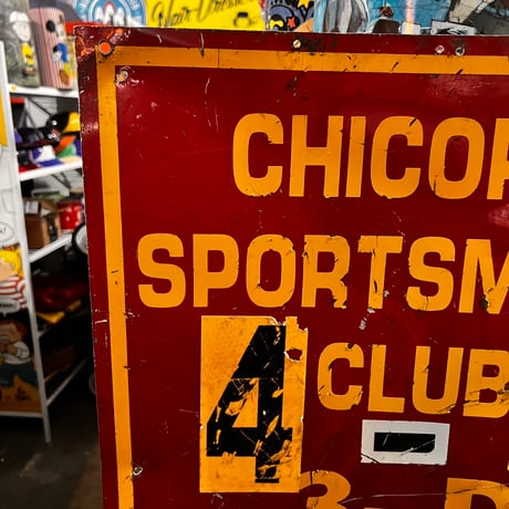 Vintage CHICOPEE SIGN 20-202-52