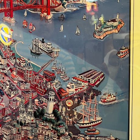 Vintage San Francisco Poster Ed Teitcher 10-191