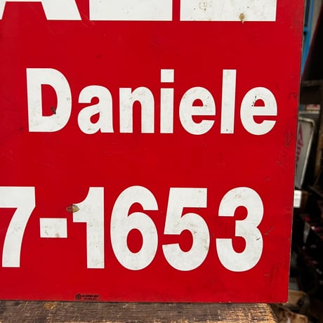 Vintage FOR SALE 両面 SIGN 19-108-29