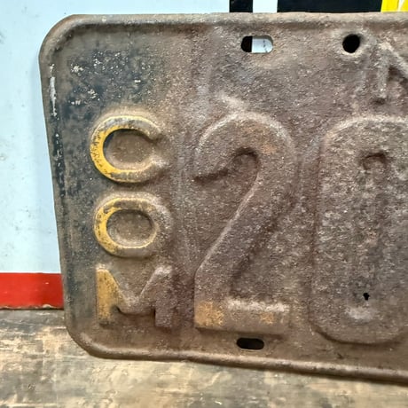 【希少!!】Vintage License Plate ニューヨーク州　18-144-4