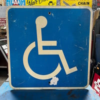 Vintage Handicapped 道路標識 10-s-127