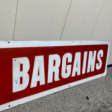 TIRE BARGAINS　ヴィンテージ　両面看板　14-356