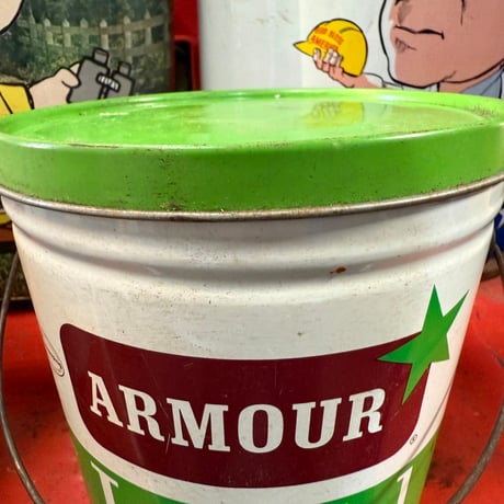 Vintage ARMORE PURE Lard Can 20-272-7