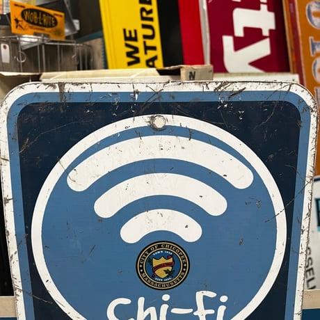 Vintage WIFI SIGN 19-105-24