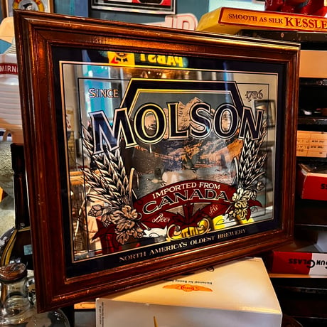 Vintage パブミラー MOLSON 18-88