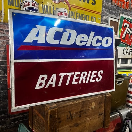 AC Delco BATTERIES ヴィンテージ看板 19-108-4