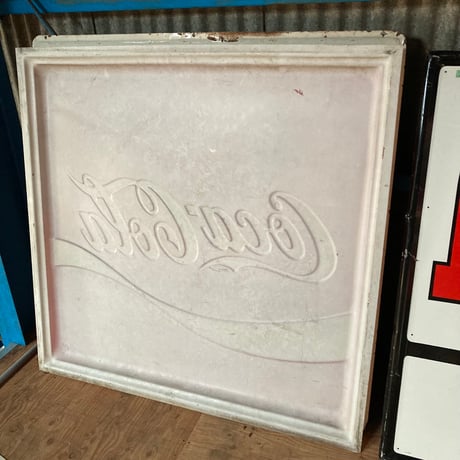 Coca-Cola　大型ヴィンテージプラスチック看板　16-282