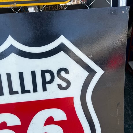 Vintage PHILLIPS66 プラスチック 看板 19-302