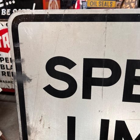 SPEED　LIMIT　30　ヴィンテージ　ロードサイン　道路標識　(14)62-30