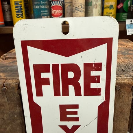 Vintage FIRE EXTINGUISHER 標識看板 19-108-147