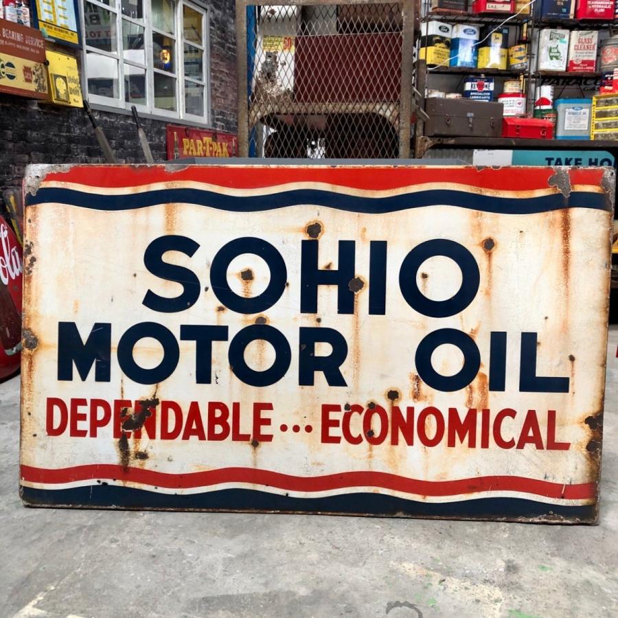 希少！ホーロー看板SO SOCONY 自動車用 オイル ソコニー 揮發油 現状品 希少！ホーロー看板SO SOCONY 自動車用 オイル ソコニー 揮發油