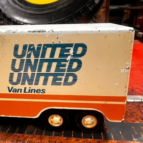 Vintage minicar UNITED Vanline トレーラー 20-389-15
