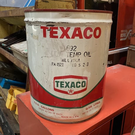 TEXACO　ヴィンテージ　オイル缶　15-126