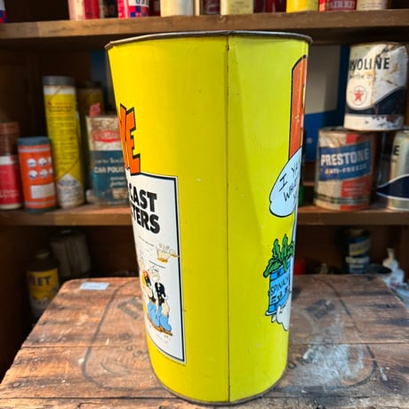 Vintage POPEYE ブリキ ダスト缶 21-39