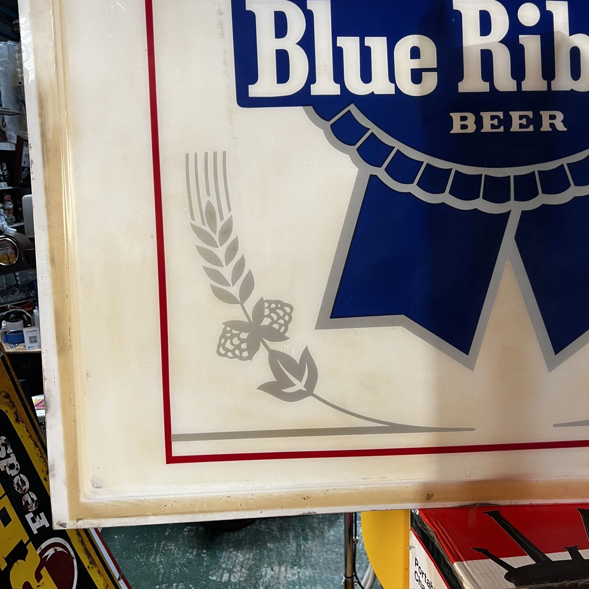 ブルーリボン 看板 ビンテージ blue ribbon コレクション e63b fit=scale-down,w=1200