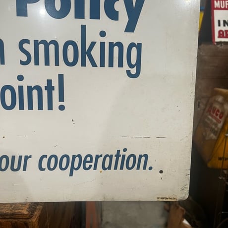 Vintage SMOKE-FREE SIGN 18-244-11