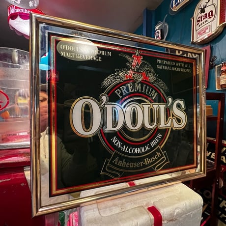 Vintage  O'DOUL'S パブミラー 15-230