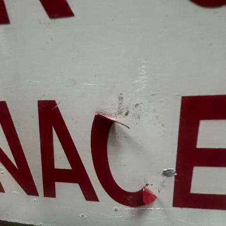 Vintage SIGN MTCE 看板　18-227-94