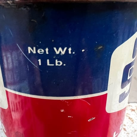 Vintage LUBRICANTS OIL 缶　16-c-25