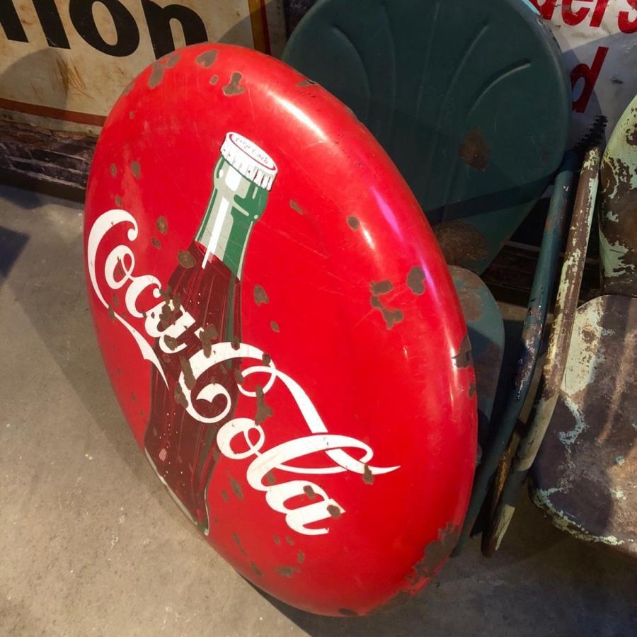 コカコーラ　看板　ボタンサイン　丸型 コカ・コーラ ホーロー看板 Coca-Cola 琺瑯丸看板 ボタンサイン