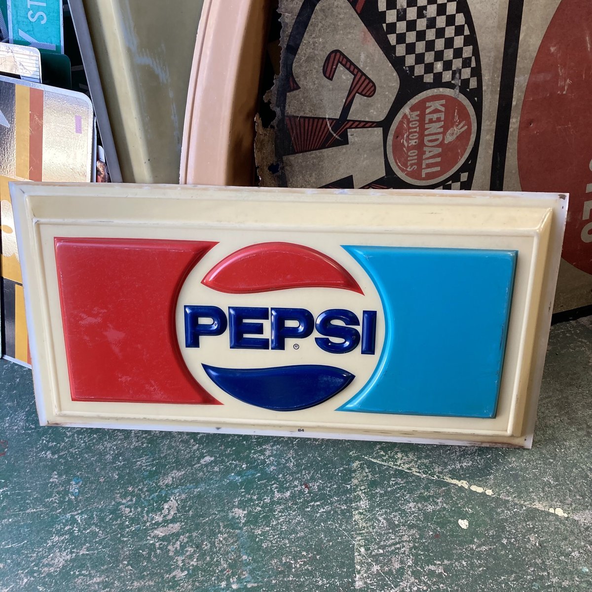 PEPSI ヴィンテージ 大型プラスチック看板 15-282-2 | BigBear