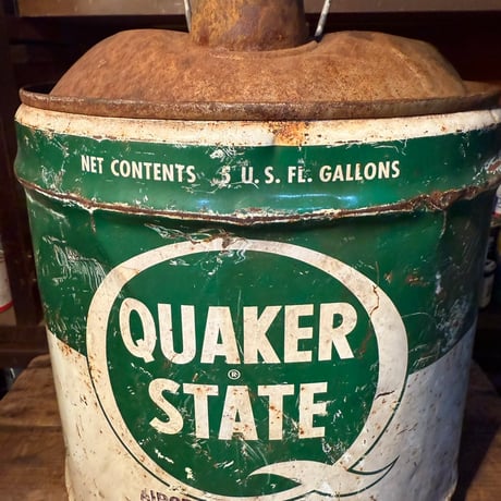 Vintage QUAKER STATE オイル缶 20-95