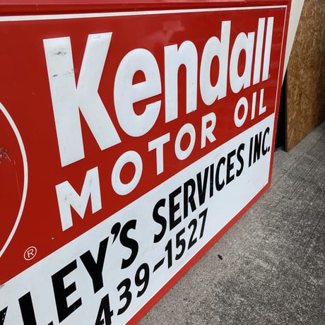 Kendall　ヴィンテージ　大型看板　14-436
