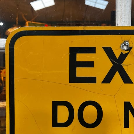 Vintage EXIT SIGN 19-13