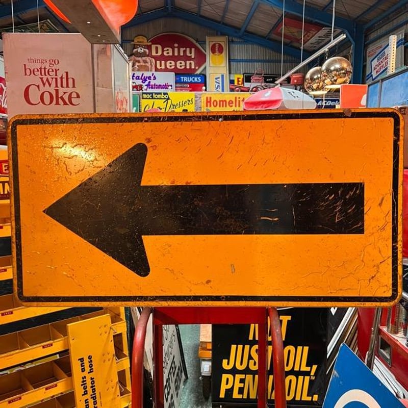 矢印 ロードサイン 道路標識 大型 (14)349 | BigBear Online Store 矢印 ロードサイン 道路標識 大型 (14)349 | BigBear Online Store
