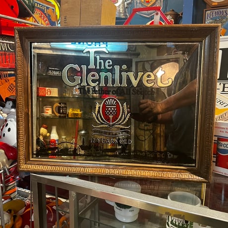 Vintage  The Glenlivet パブミラー　18-240