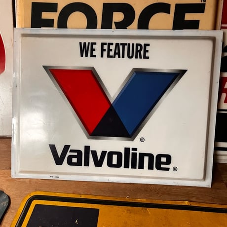 Vintage Valvoline SIGN PLASTIC製 19-287-1