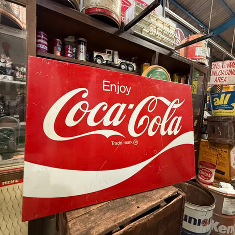 Vintage Enjoy Coca-Cola 大型看板 20-36