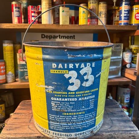 Vintage DAIRYADE  FORMULA 33 メタルペール 21-152
