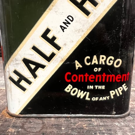 Vintage HALF & HALF TOBACCO CAN 19-122-13