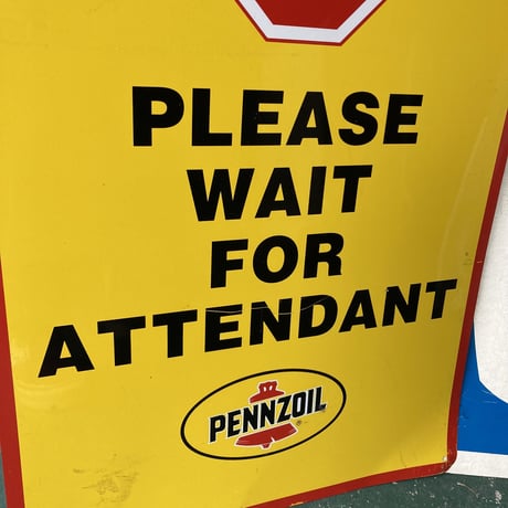 PENNZOIL 「STOP」サイン　16-414-2