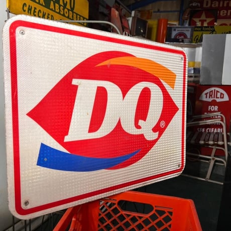 DQ　＆　SUPER8　ヴィンテージ　両面看板　(13)342-15