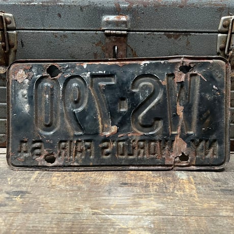 Vintage License Plate 19-107-15