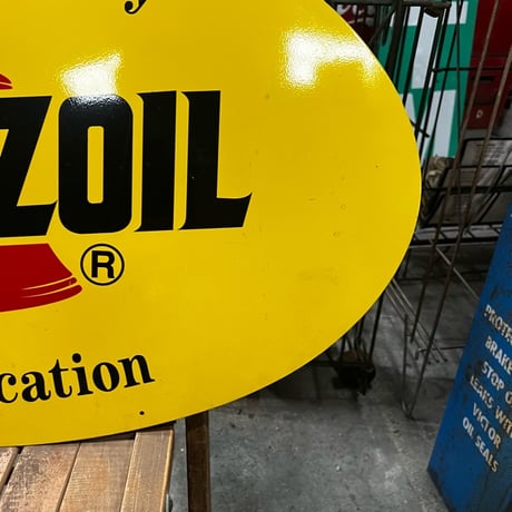 Vintage PENNZOIL 両面 看板 P-2
