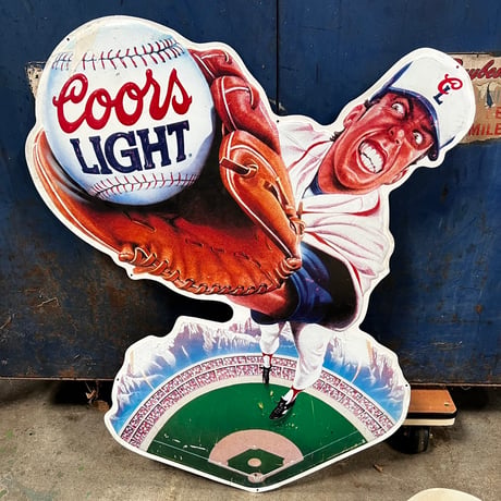 Vintage COORS LIGHT BEER SIGN 17-301-2