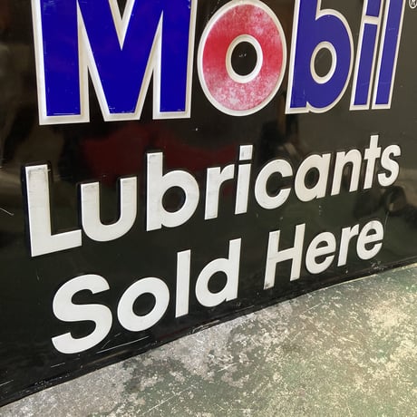 Mobil　ヴィンテージ　大型看板　15-267