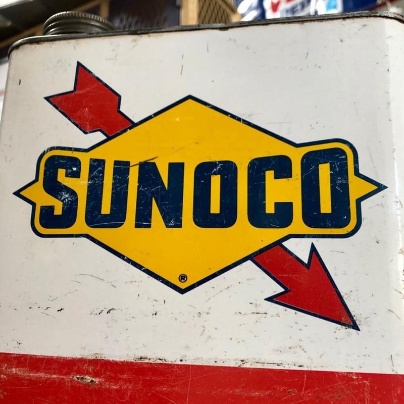 ヴィンテージ SUNOCO看板 合わさり 